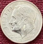 2008 P Roosevelt Uncirculated Dime ~ BU Raw Coin from Bank Roll