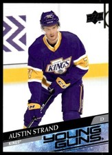 2020-21 Upper Deck Young Guns Austin Strand Rookie Los Angeles Kings #722 R107