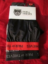 2 Pair of Thieves Mens Underwear Super Fit Long Boxer Brief Small 28-30