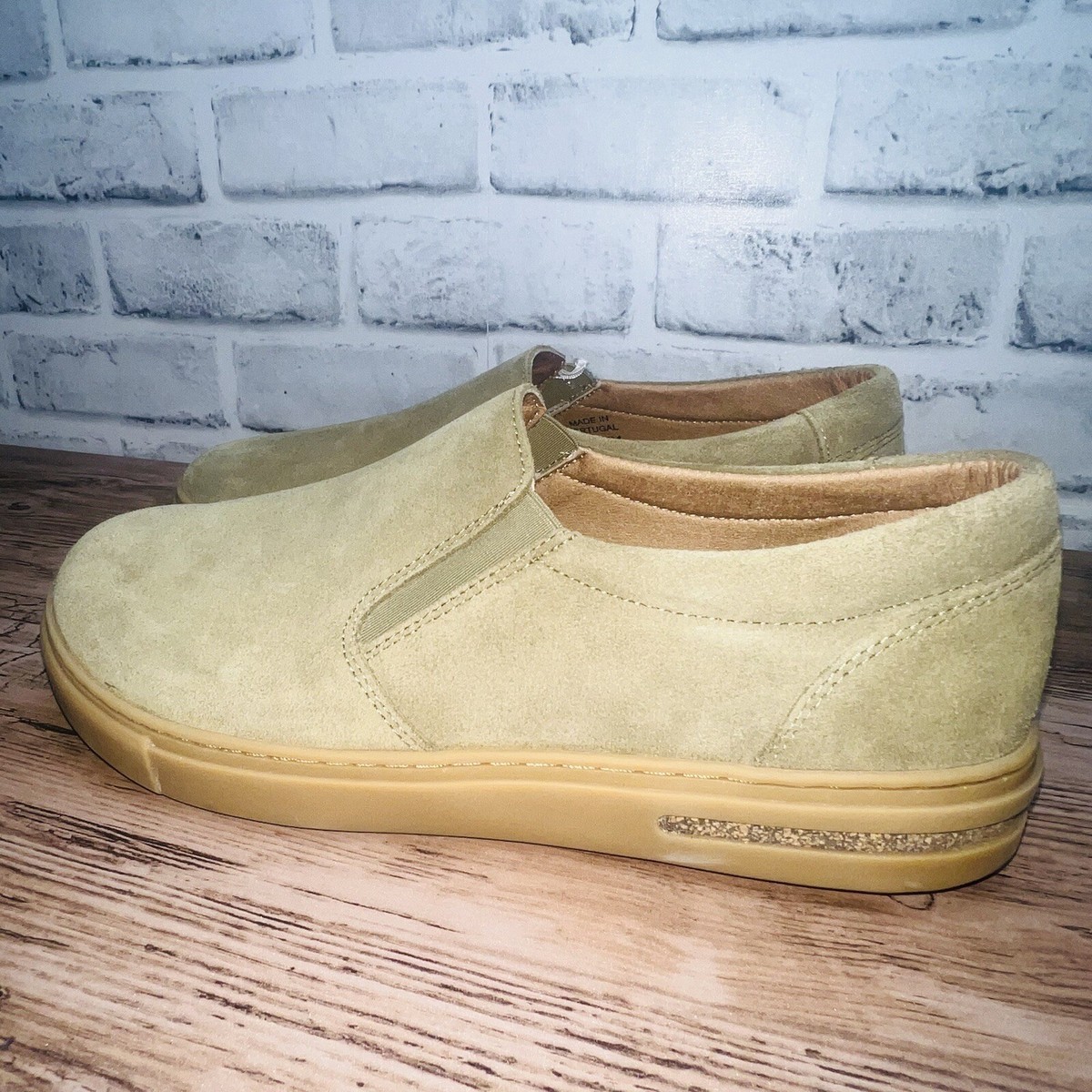 Birkenstock Oswego Suede Leather SlipOn Sneakers Shoes 40 Women's