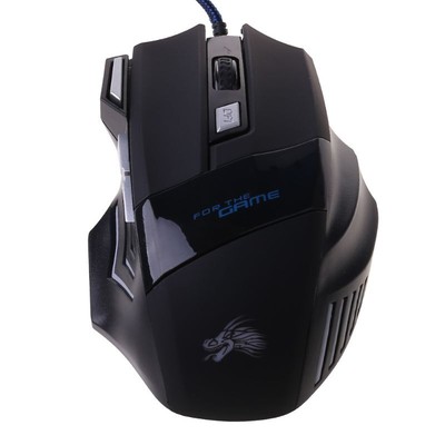 Professional Gaming Mouse 5500dpi 7 Buttons Mechanical Backlit Mice