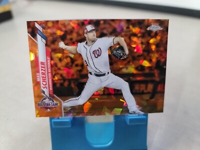2020 Topps Chrome Update Sapphire Max Scherzer Orange /25 T8809