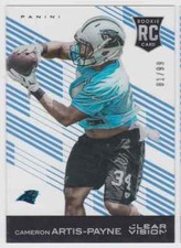 2015 PANINI CLEAR VISION BLUE CAMERON ARTIS-PAYNE RC /99 CAROLINA PANTHERS #145