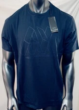 New Armani Exchange Men's Regular  Fit Logo  Short Sleeve Shirt