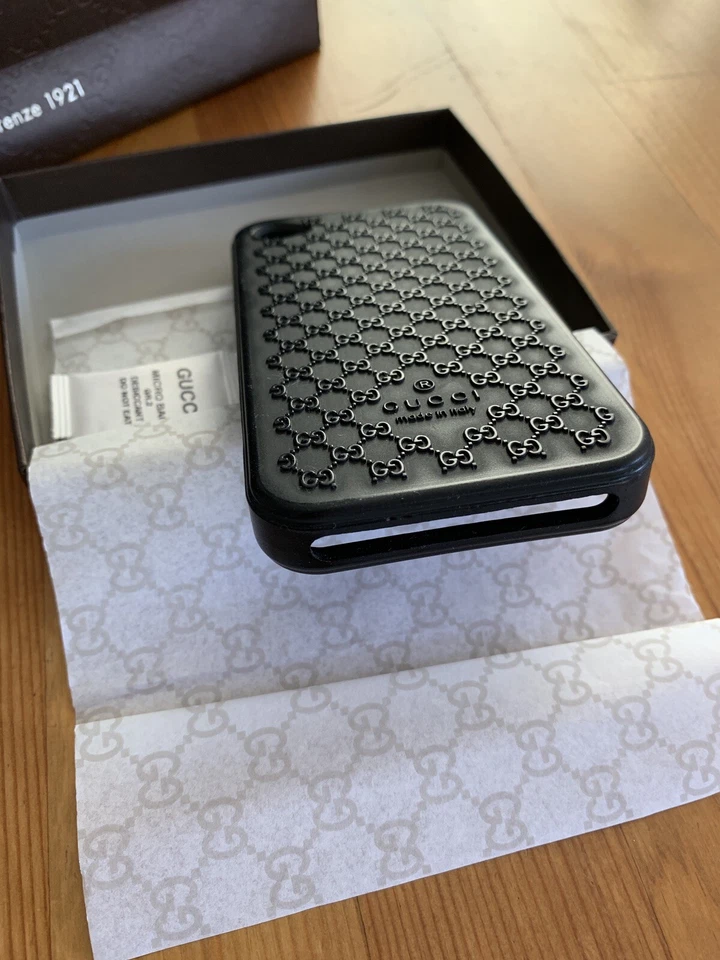 Auténtica funda de silicona Gucci iPhone 4 con caja y bolsa Foto 4 de 4