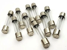 Lot of 10 Littelfuse 3AG 1.25A 250V 1-1/4 Amp Glass Fuses Slow Blow 1/4 x 1-1/4