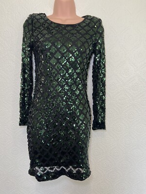 Women's Green Sequin Midi Dress Size 8 H&M | eBay Women's Green Sequin Midi Dress Size 8 H&M | eBay