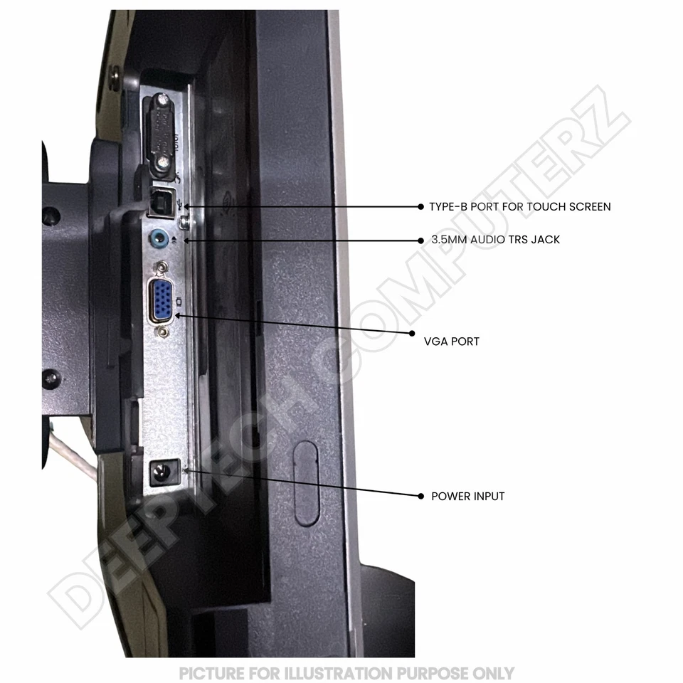 ELO ET1519L 15" Touch Screen POS Monitor VGA 3.5mm Audio USB 90 days Warranty - Image 4 of 4