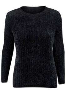 grey ribbed jumper womens