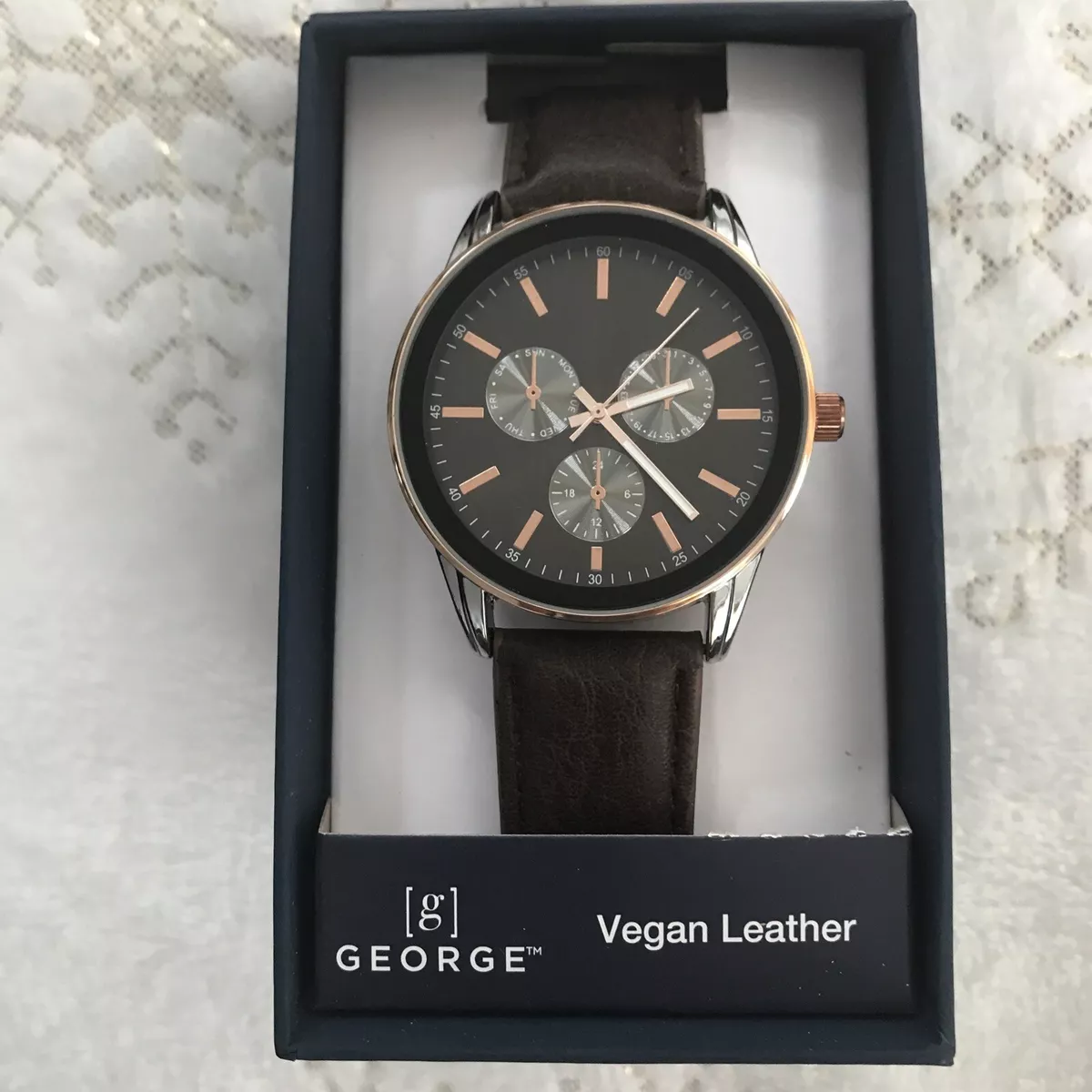 Vegan leather hotsell watch mens