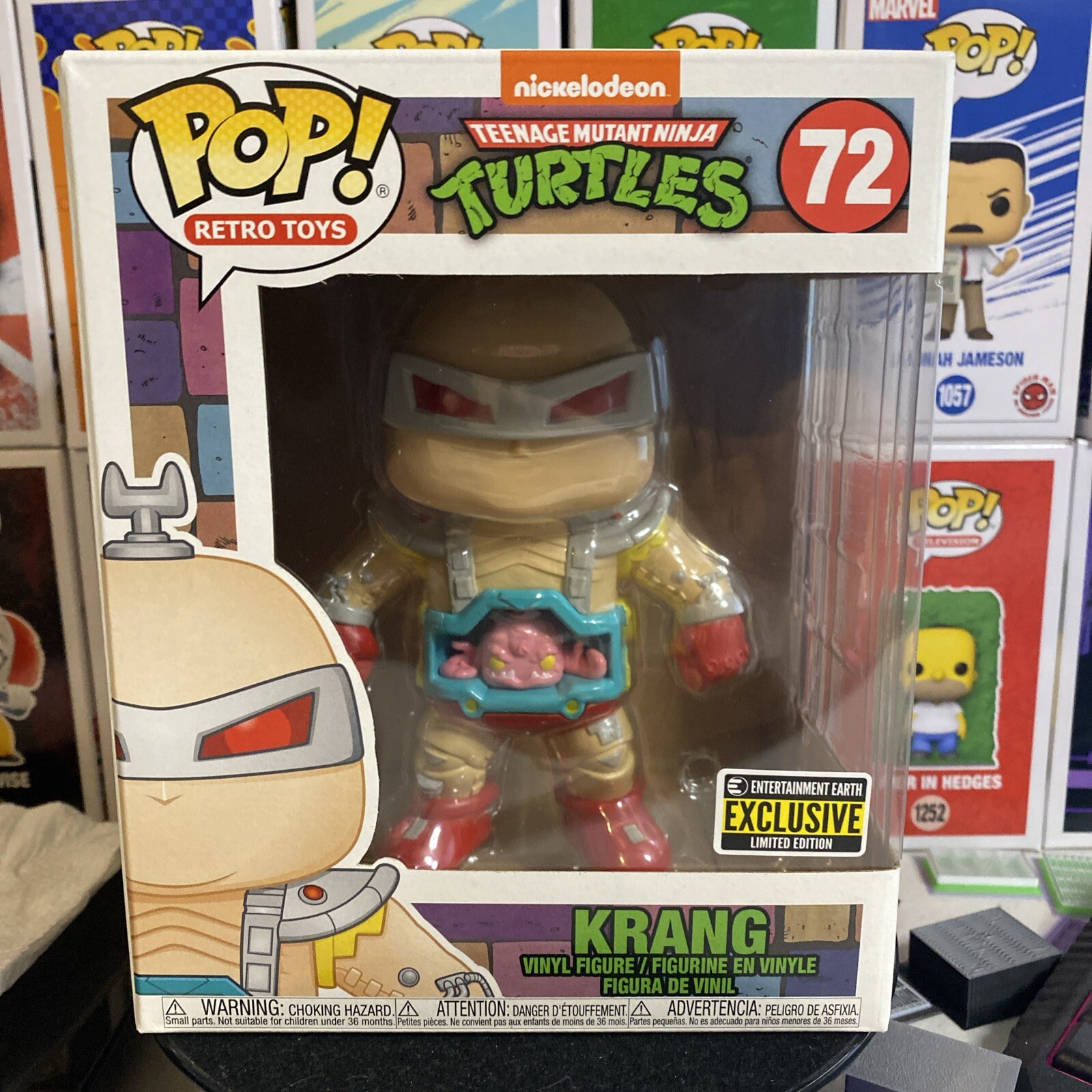 Funko Pop! Vinyl Super 6&Quot;: Teenage Mutant Ninja Turtles - Krang (Super) -...