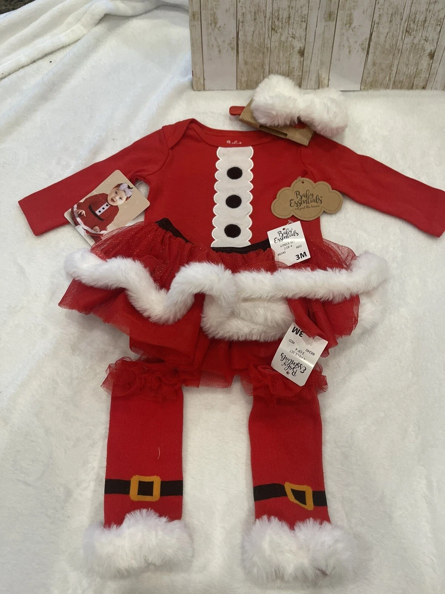 Baby mrs santa outfit top