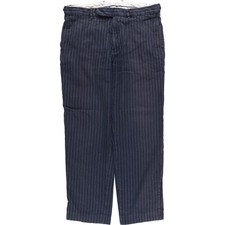 Vintage Ralph Lauren POLO by Ralph Lauren striped cotton and linen pants men...