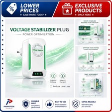 Voltage Stabilizer Plug 90-250V Power Optimization Device EU/US/UK