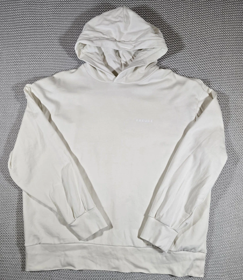 Sudadera con Capucha BMW Joy Logo Inverso Unisex Talla XL Crema Pullover Sudadera Foto 2 de 4