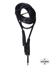 10 ft foot 1/4 TS molded guitar shielded instrument PA to patch cabl FVS035180 
