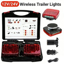 Magnetic Wireless Led Trailer Lights Tail Tow Lights Camper Rv Boat Caravan