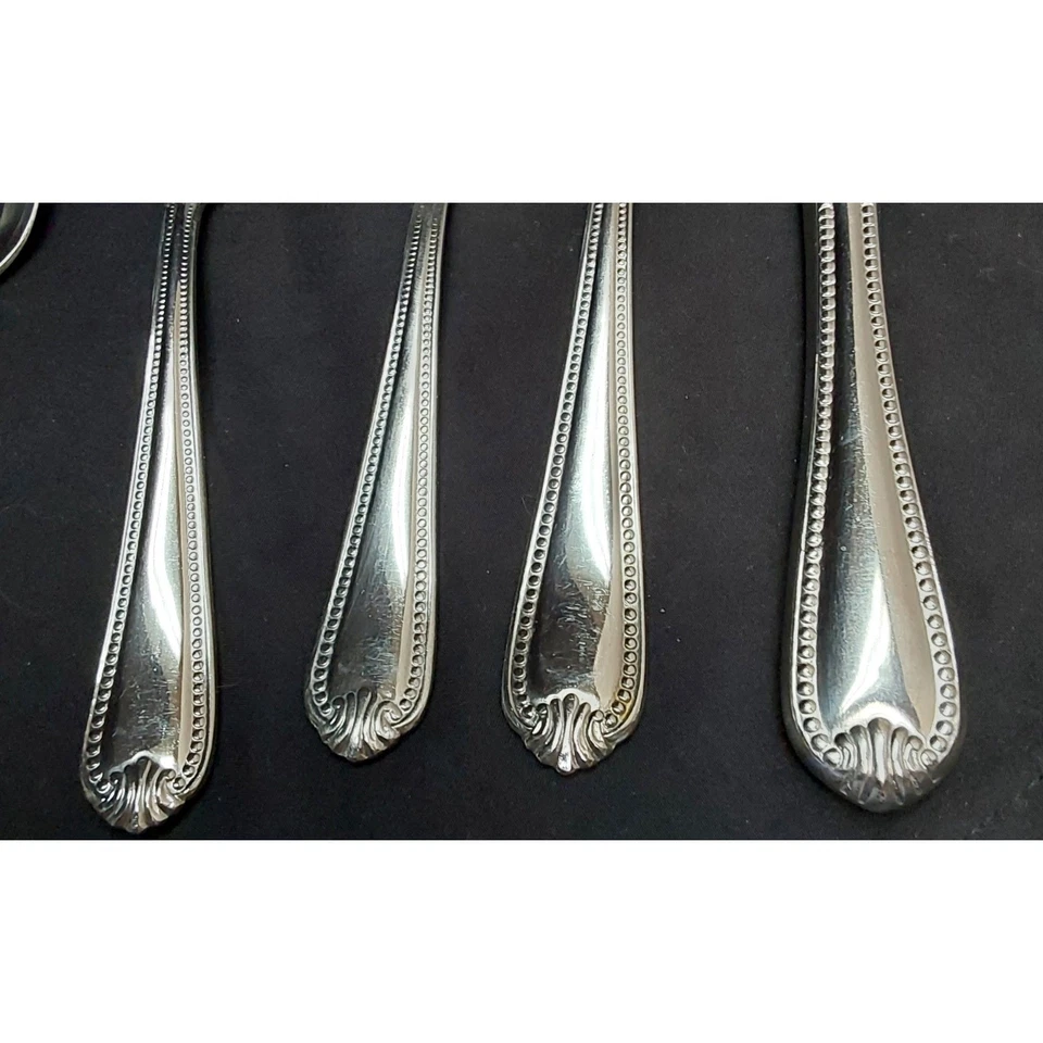 Lenox Silverware Service for 4 total of 20 pieces "Bead" pattern Lenox 1810  - Image 4 of 4