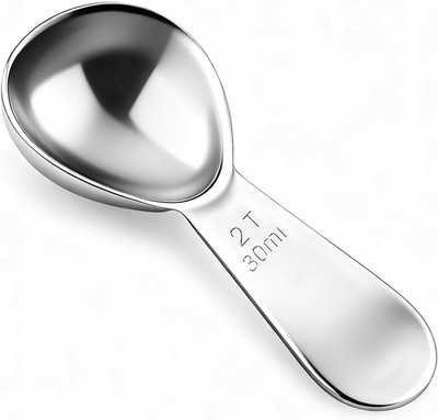 Stainless Steel 2-Tablespoon Measuring Spoon for Coffee, Tea, Sugar, Flour
