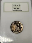 1938-D Buffalo Nickel NGC Certified MS 66. Last year. Old Holder PQ!!!!