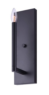 Canarm IWF1011A01 King 14'' Tall Wall Sconce - Black