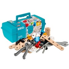 Brio Builder Starter Set 34586 Construction Playset with Toolbox Ages 3+