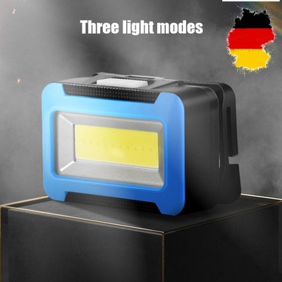 COB LED Head Lamp Torch 3 Modes Waterproof Work Headlight Flashlight for Camping