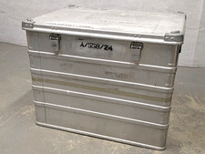 British Army - Military - Zarges Lockable Aluminium Flight Storage Case Box