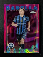 2024-25 Topps Chrome UEFA NICOLO BARELLA 246/250 Pink Lava Refractor #23