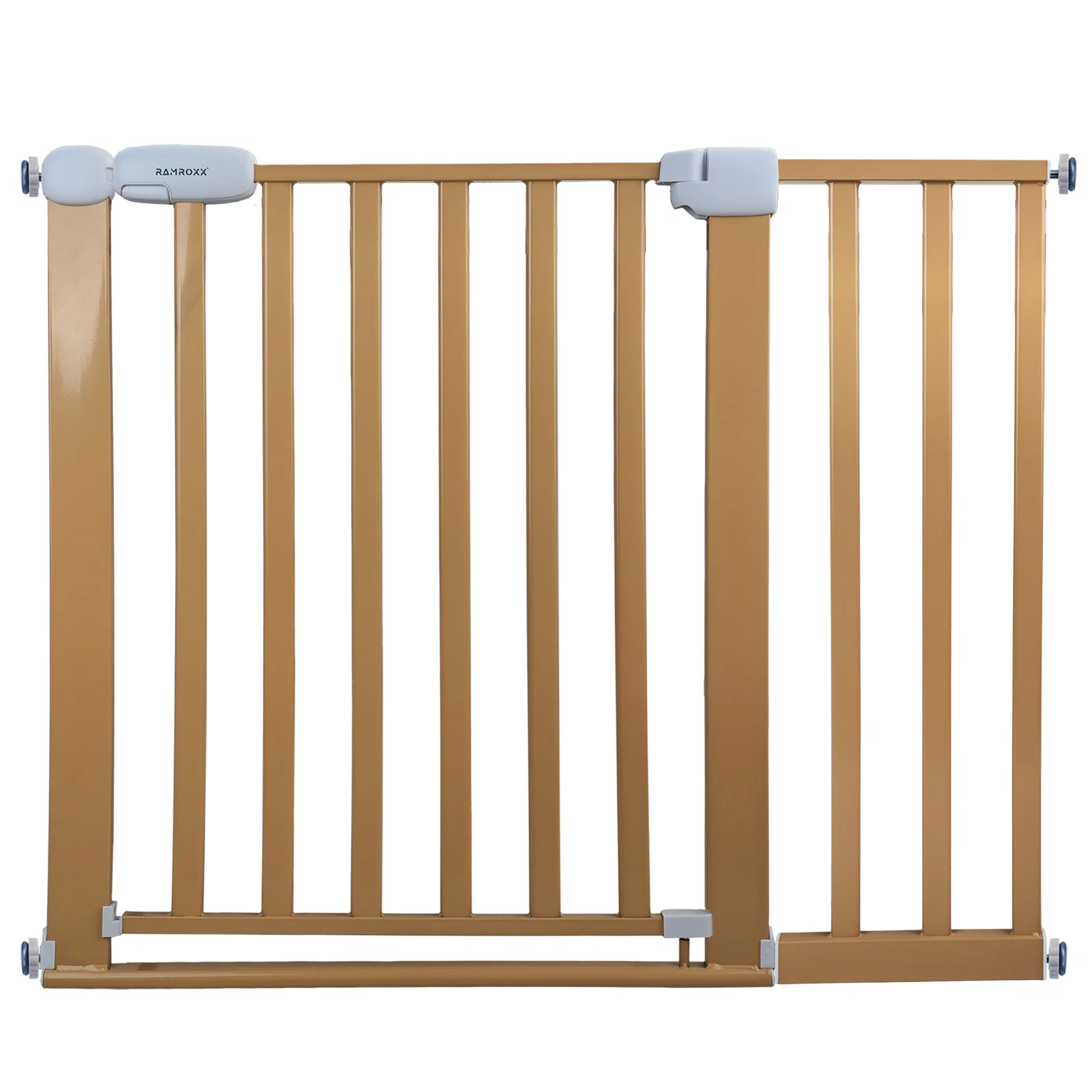 Barrier stair gate beige for 103-113 cm passage 77 cm high