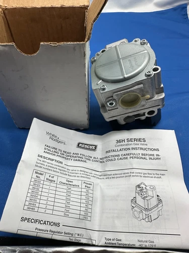 White-Rodgers Gas Valve 36H55-405 S1-02546611000 24V NG 36H55-4 (StrgT)