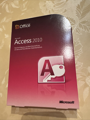 Access 2010 (PC, 2010) Neuwertig, Nie Benutzt