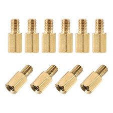 M5 x 10 mm + 7 mm Male to Female Hex Brass Spacer Standoff 10pc