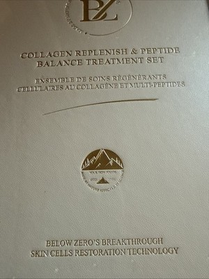 Below zero Collagen Replenish In Peptide, Balance, Treatment Kit, New Sealed