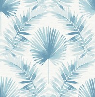 Fd26916_Mylos Tropisch, Aquarell Staubblau Off-White Fine Decor Tapete