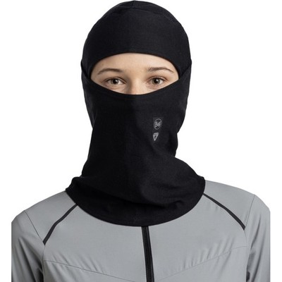 Buff Unisex Hinged Thermone Solid Balaclava - Black - OS