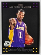 07-08 Topps Javaris Crittenton Rookie Card (Los Angeles Lakers) #129. rookie card picture