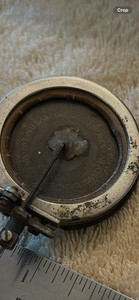 Antique phonograph head and needle
