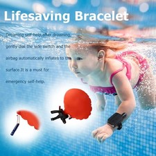 Kids Lifesaving Bracelet Anti-Drowning Safety Wrist Float Swimming Rescue
