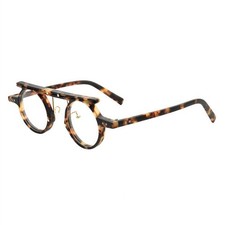 Fashion Acetate Eyeglass Frames Retro Round Odd Reading Glasses Men Women