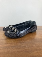 ANTONIO MELANI Georgia Bovine Hair Leather LOAFERS Women s Size 6M Leopard