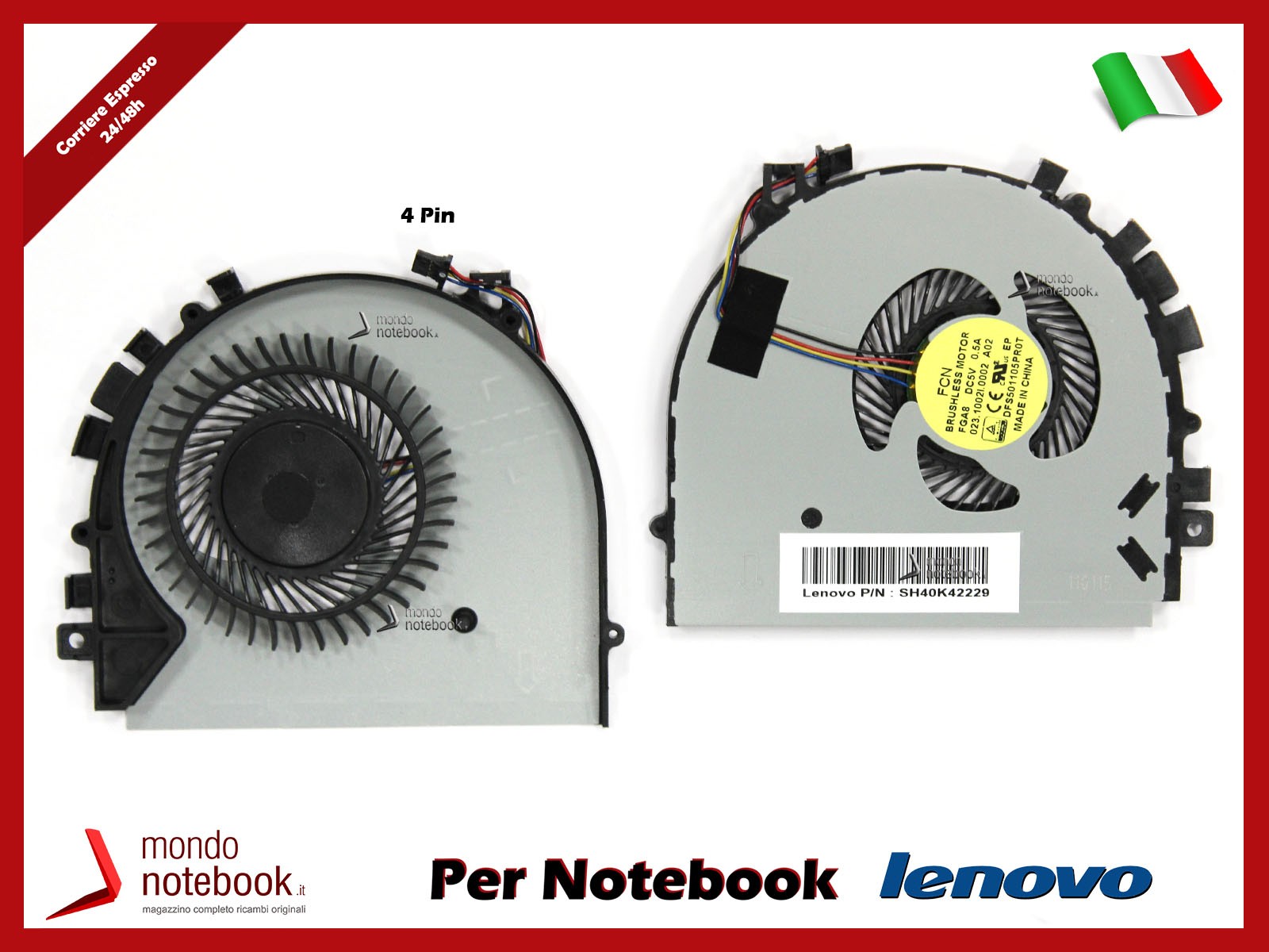 Ventilator Fan CPU LENOVO Yoga 500-14IBD 500-14IHW 500-15IBD 500-15IHW