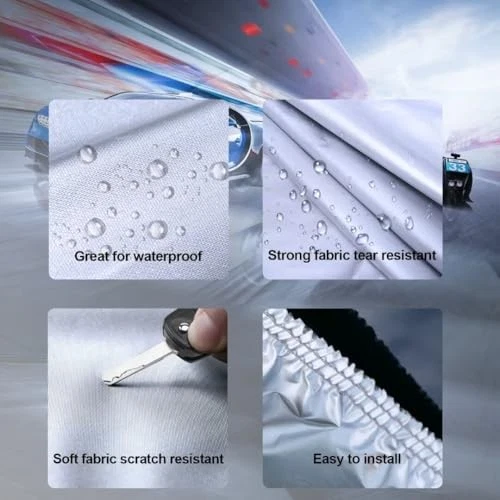 For BMW 630CSi/635CSi 1977-1989 Waterproof Car Cover All Weather 10 Layers Foto 2 de 4