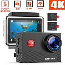 Campark UHD 4K Native Action Camera Video Sports IP66 Digital Camera EIS Cam US