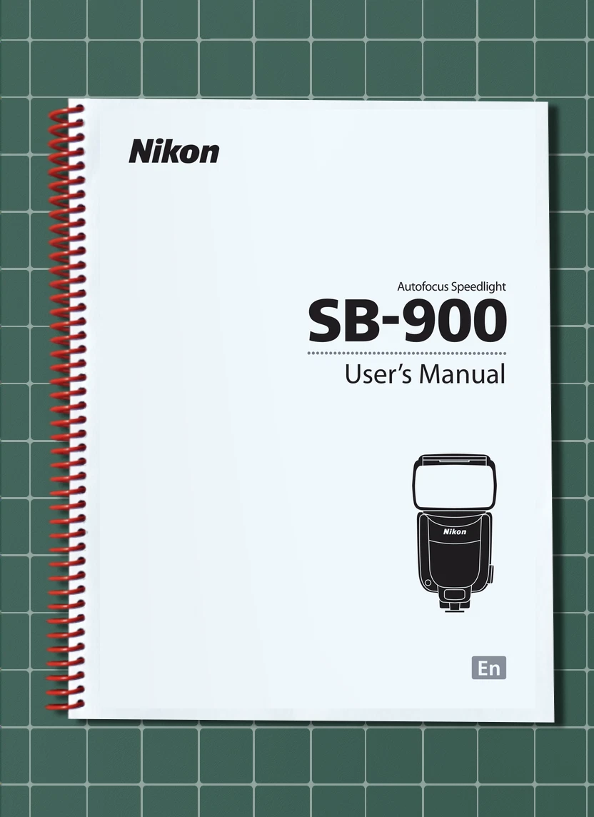 Nikon SB-900 — User Manual Owners Guide Reference — 142 Pages — USA Made