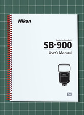 Nikon SB-900   User Manual Owners Guide Reference   142 Pages   USA Made