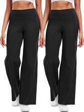 Yoga Pants for Wide Leg Trousers High Waist Stretch Casual Lounge Sweatpants,...