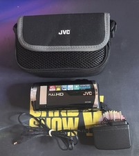 JVC GZ-E200 Camcorder - Black With Bag And Charger Full HD