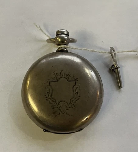 Antique Elgin Fahy’s Coin Silver No1 Pocket watch W/Winding Key