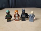 Lego Minifigures - Boba Fett, Obi-Wan, Batman, & Scarecrow - Star Wars & Batman